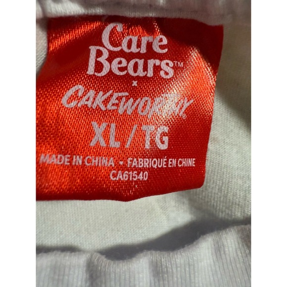 Care Bears x Cake worthy Women's XL Long Sleeve Shirt - White With Graphics - Picture 5 of 12